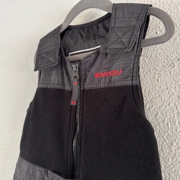Snow Bib Pants 4T Weather Resistant Adjustable Zip Closure Snozu Winter Sporty - Picture 4 of 12